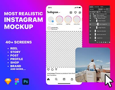 instagram post mockup 2023 template psd download (1) | Images :: Behance