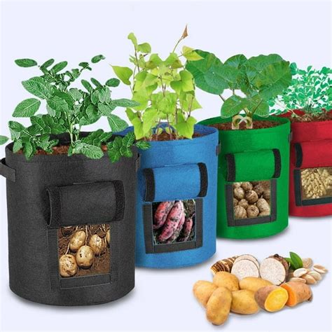 1/2/4pcs Garden sweet potato potato planting bag grow bag plant bag beauty planting bag planting ...