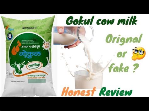 Gokul cow milk honest review - YouTube