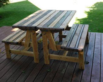 Convertible 6ft Bench to Picnic Table Combination Building Plans | Picnic table, Outdoor ...
