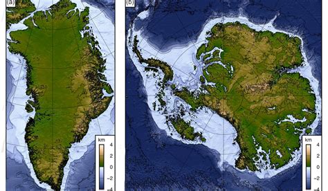 What Greenland and Antarctica look like without ice | Polarjournal