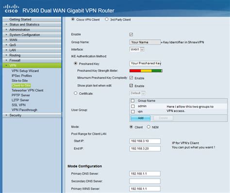 Issues with RV340 VPN - Page 2 - Cisco Community