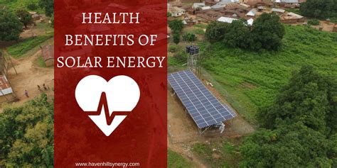 Health Benefits of Solar Energy – HavenHill Synergy Ltd.