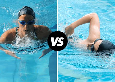 Breaststroke Vs Freestyle (Front Crawl) - Muscles Worked, Calories Burned and Speed | Fitness Drum