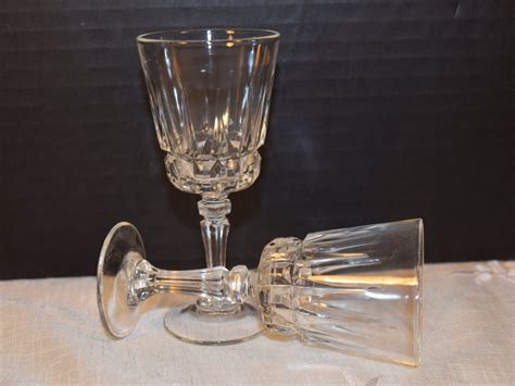 Crystal Cordial Glasses Vintage Crystal Stemware Crystal Wine - Etsy