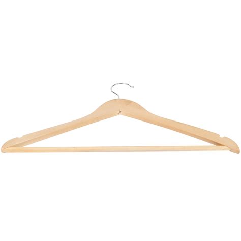 Open Swivel Hook Maple Wood Hangers - 12/Pack