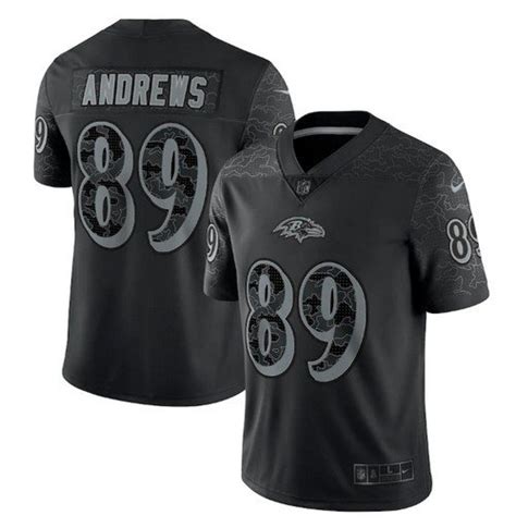 Ravens Mark Andrews Reflective Limited Black Jersey – US Sports Nation