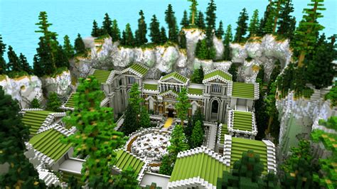 Minecraft - Neoclassical/Medieval Spawn - Minecraft Schematic Store - www.schematicstore.com