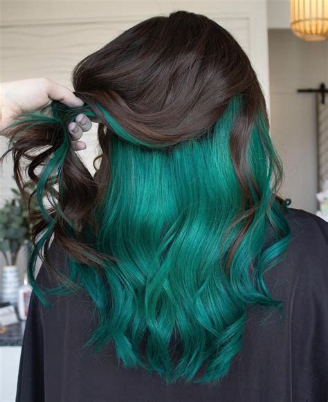 30 Best Peekaboo Hair Color Ideas and Trending Styles in 2021 in 2021 ...