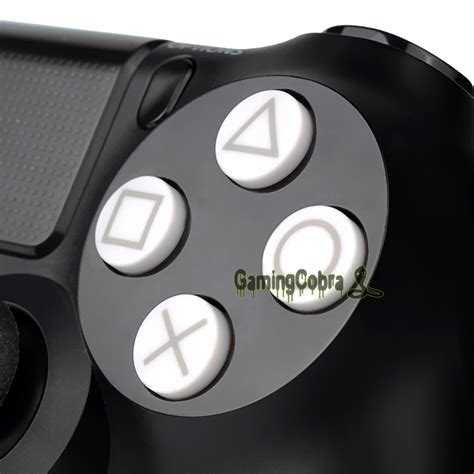 Solid White Marked Action Buttons Repair for Dualshock 4 PS4 Controller ...