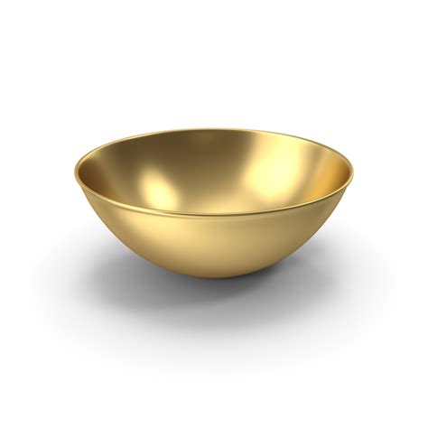 Big Gold Bowl PNG Images & PSDs for Download | PixelSquid - S112449139