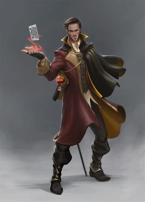 ArtStation - Mage, Magician, Scoundrel, Ricardo Ow | Arcane trickster, Fantasy character design ...