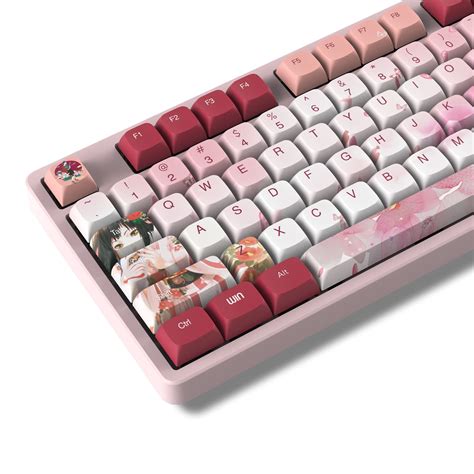 Buy Anime Keycaps XDA Profile DYE-Sub PBT Keycaps Custom keycap Set Cute Keyboard Keycaps for ...