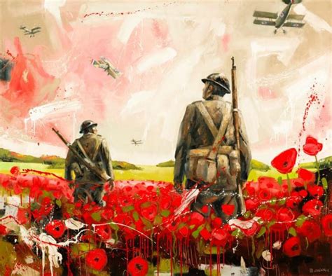 WWI and poppies. Remember. | Oil on canvas, Artwork, Lovers art