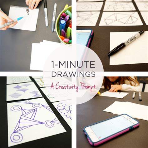 Creativity Boost: One Minute Drawings - TinkerLab