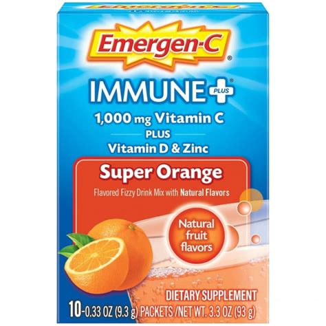 Emergen C 1,000mg Vitamin C Meyer Lemon 30 Packets