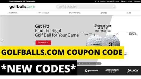 Golfballs.Com Promo Code | Golfballs.com Coupon Codes 2022 (20% discount) - YouTube