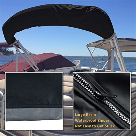 Bimini top Boot Cover, Suitable for 3-4 Bows Bimini Tops, Design with Light Hole Bimini Top ...