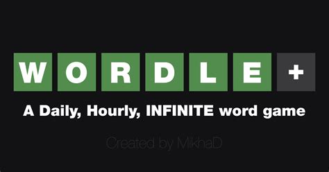 Infinite wordle - Play unlimited wordles | Wordle+