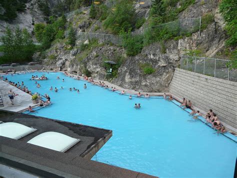 Radium Hot Springs in British Columbia's Kootenay National Park ...