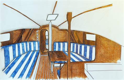 Yacht interior refit.