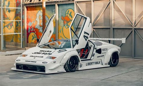 Liberty Walk Lamborghini Countach Debuts in Japan - Double Apex