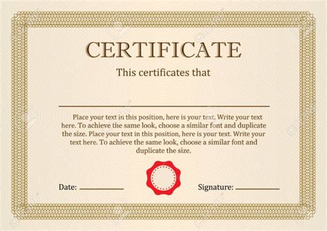 Winner Certificate Template - Sample Professional Templates