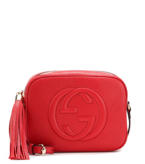 Gucci Red Leather Soho Bag | IUCN Water