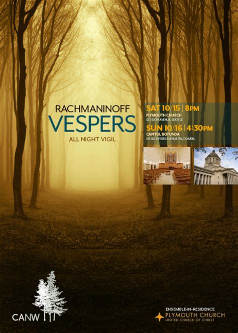 Rachmaninoff "Vespers" – Greater Seattle Choral Consortium