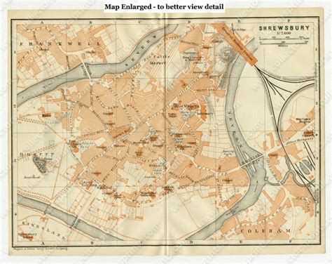 Shropshire and Shrewsbury - Antique Maps