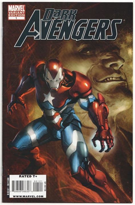 Dark Avengers 1 Djurdjevic Retail Variant 2009 1st App Iron Patriot ...