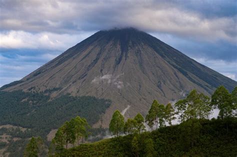 Premium Photo | Inerie volcano on Flores island in Indonesia