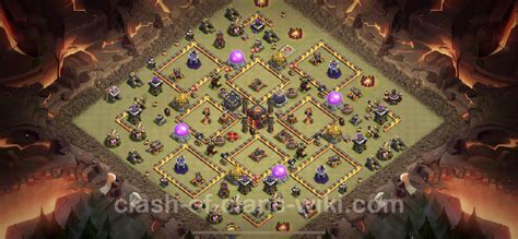 Best Anti 2 Stars War Base TH10 with Link, Hybrid - Town Hall Level 10 ...