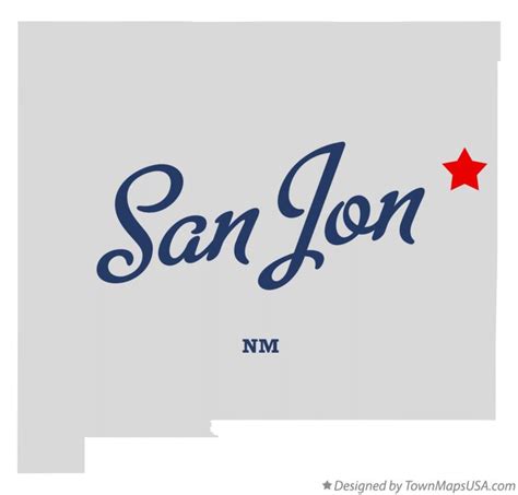 Map of San Jon, NM, New Mexico