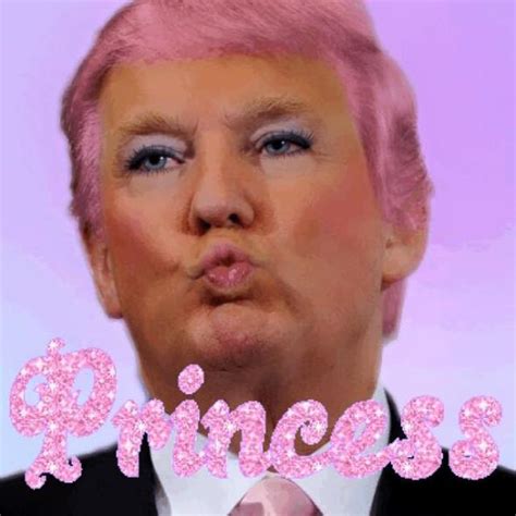 Donald Trump in kawaii makeup and glitter is downright adorable.