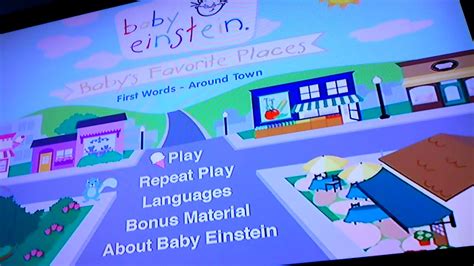 baby einstein- Baby's Favorite Places- First Words - Around Town - YouTube