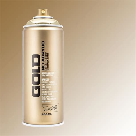 MONTANA 13 oz. GOLD Chrome Spray Paint-034704 - The Home Depot