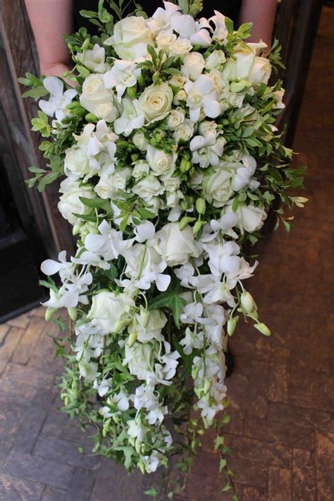 Princess Diana Inspired Bouquet for Brides Magazine | Jamie Aston | Cascading wedding bouquets ...