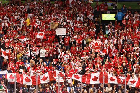 Men's Gold Medal: Canada vs. USA | A sea of red Canadians ce… | Flickr