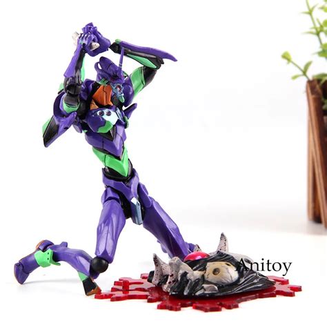 Kaiyodo Revoltech Figure Action Evangelion Evolution EVA 01 Test Type 01 with LED Light PVC ...