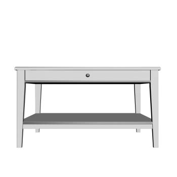 LIATORP Coffee table, white, glass - Design and Decorate Your Room in 3D
