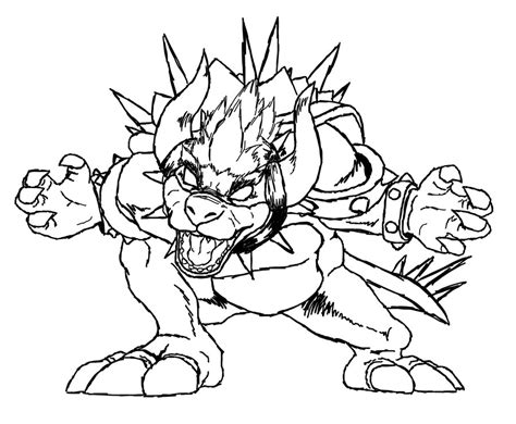 Bowser Drawing at GetDrawings | Free download