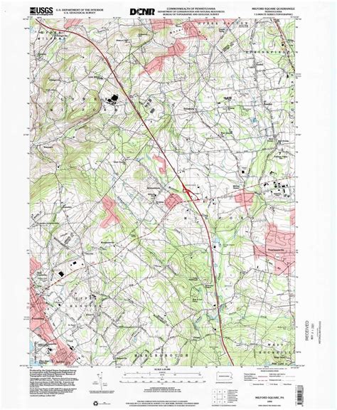 Amazon.com : YellowMaps Milford Square PA topo map, 1:24000 Scale, 7.5 X 7.5 Minute, Historical ...