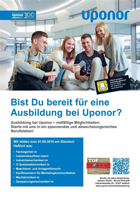 Azubi flyer 2019 by Uponor Germany - Issuu