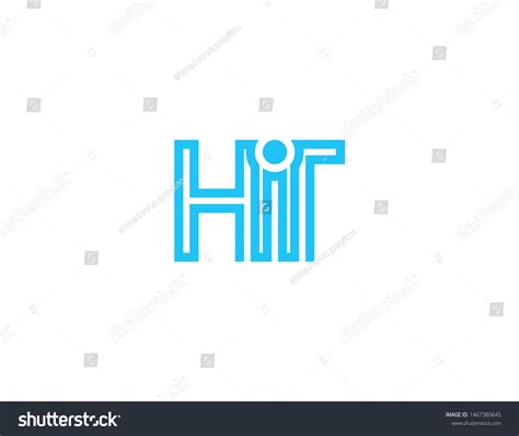 Hit Original Monogram Logo Design Stock Illustration 1467380645 ...