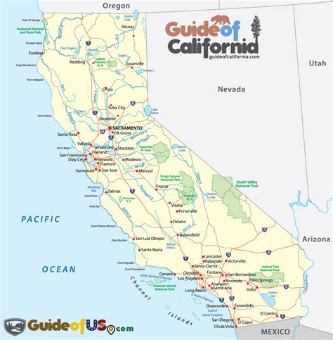 California Travel Maps | California