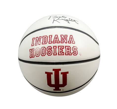 Lot Detail - Bob Knight Signed Indiana Hoosiers Basketball