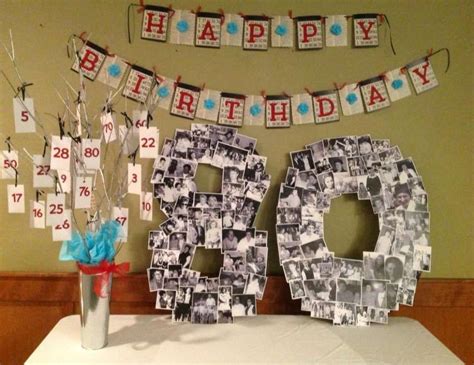 80th / Birthday "Pat's 80th Birthday Party" | Catch My Party | 80th birthday party decorations ...