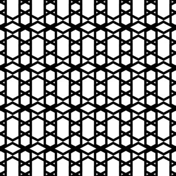 Black Overlay Seamless Pattern Transparent Background Islamic Geometric Design, Pattern ...