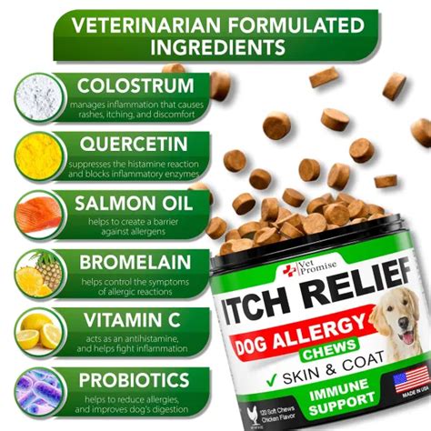 Dropship Dog Allergy Chews Itch Relief For Dogs Dog Allergy Relief Anti Itch For Dogs Dog Itchy ...